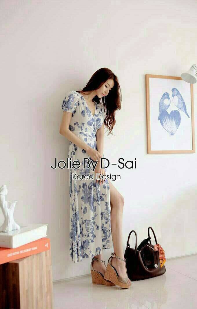 พร้อมส่ง MaxiDress ชุดแม๊กซี่เดรสยาว