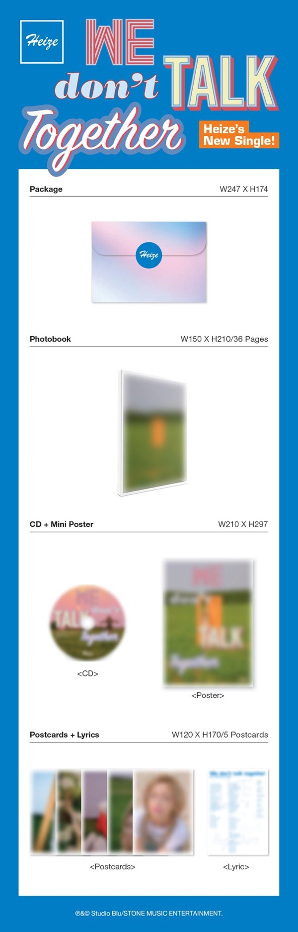 [Pre] HEIZE : 1st Single Album - WE DON'T TALK TOGETHER