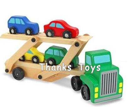 รถเครนบรรทุกรถยนต์ car carrier ของ Melissa & Doug