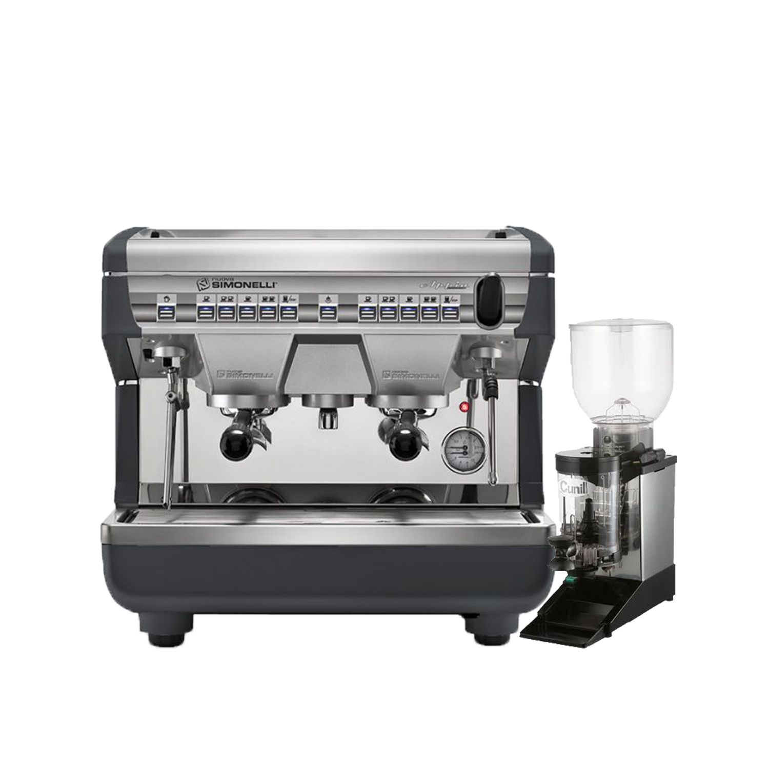 เครื่องชงกาแฟ Nuova Appia II compact + เครื่องบด Cunill