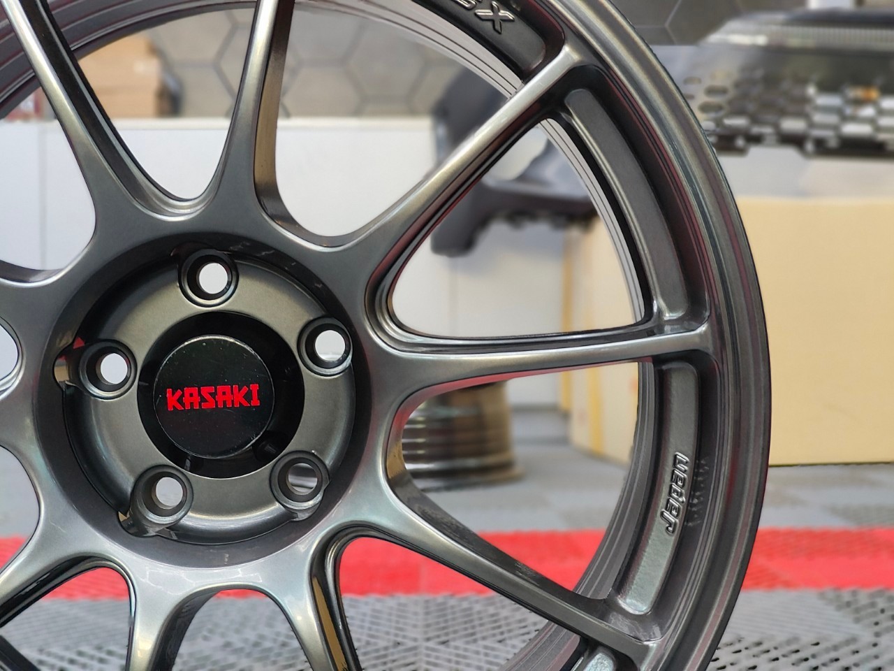 ล้อ KASAKI TC105 ขอบ18x8.0 5x114.3 ET35 สีHS *ราคาต่อวง