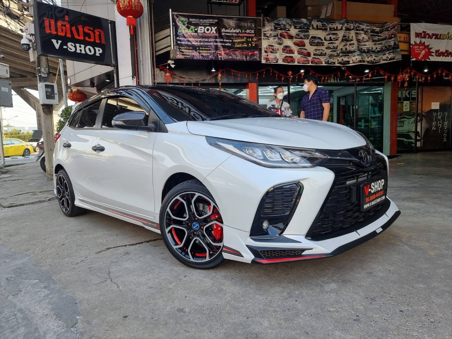 ชุดแต่ง Yaris'2021 รุ่น Drive68 Full set รอบคัน 5 ชิ้น