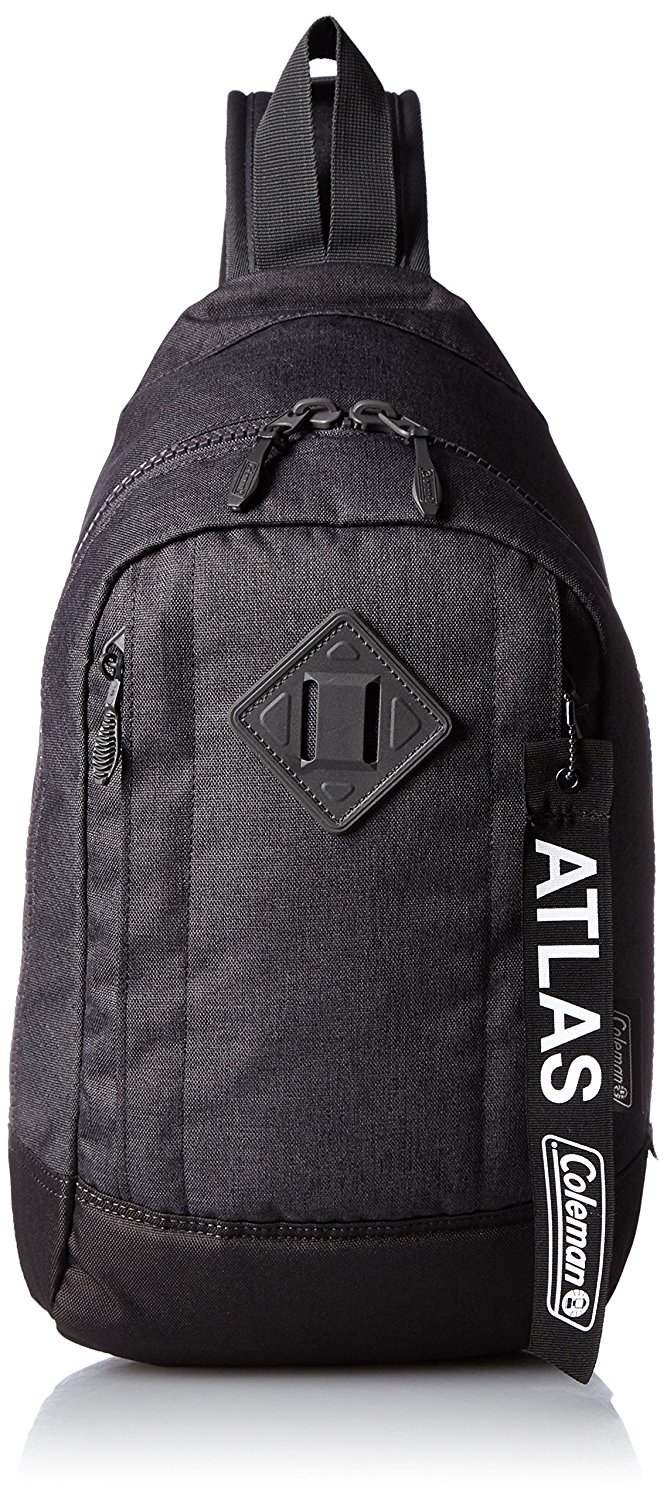 Coleman - ATLAS SLING BAG – 5 L Heater (สีเทาควันบุหรี่) コールマン ボディバッグ アトラス スリングバッグ 対応 自転車/ウォーキング