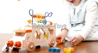 รถหยอดรูปสัตว์และขดลวด 3 in 1 (Animal Bead Bus)