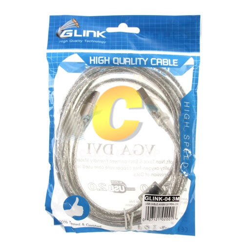 CABLE PRINTER USB 2.0 GLINK (5M)