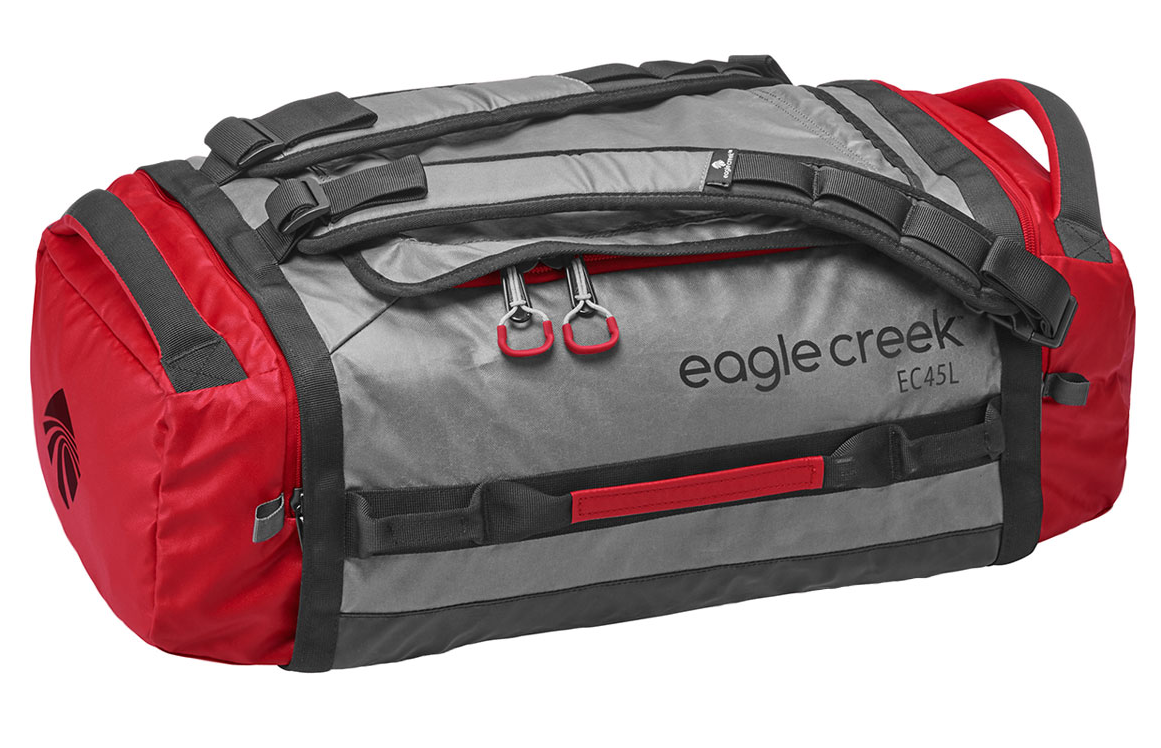 EAGLE CREEK - กระเป๋า Duffel รุ่น Hauler ไซส์ M สีเทาแดง (Grey/ Red) ความจุ 60 ลิตร