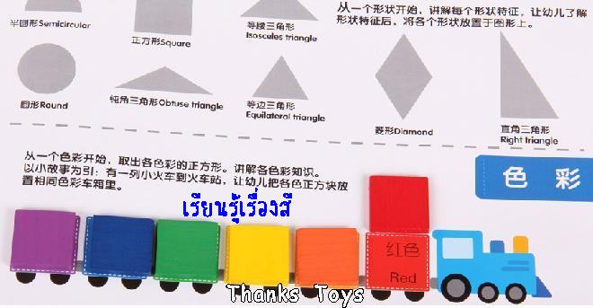 บล็อกไม้ Gabe Froebel Wooden Educational Toys