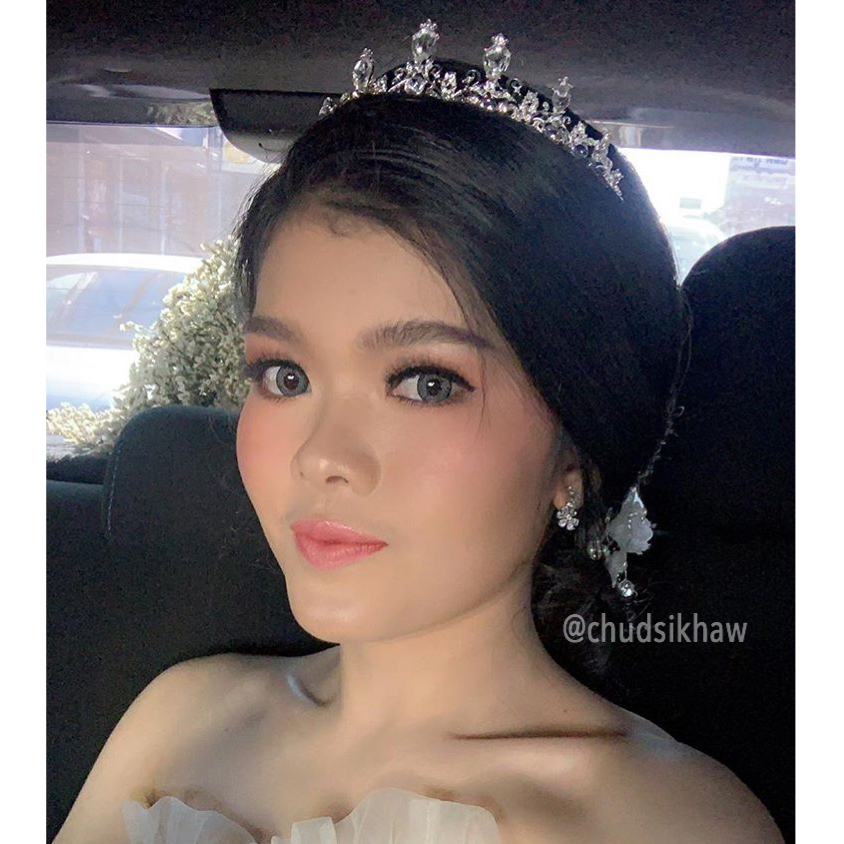 มงกุฎเพชร มงกุฎเจ้าสาว รุ่น Lina