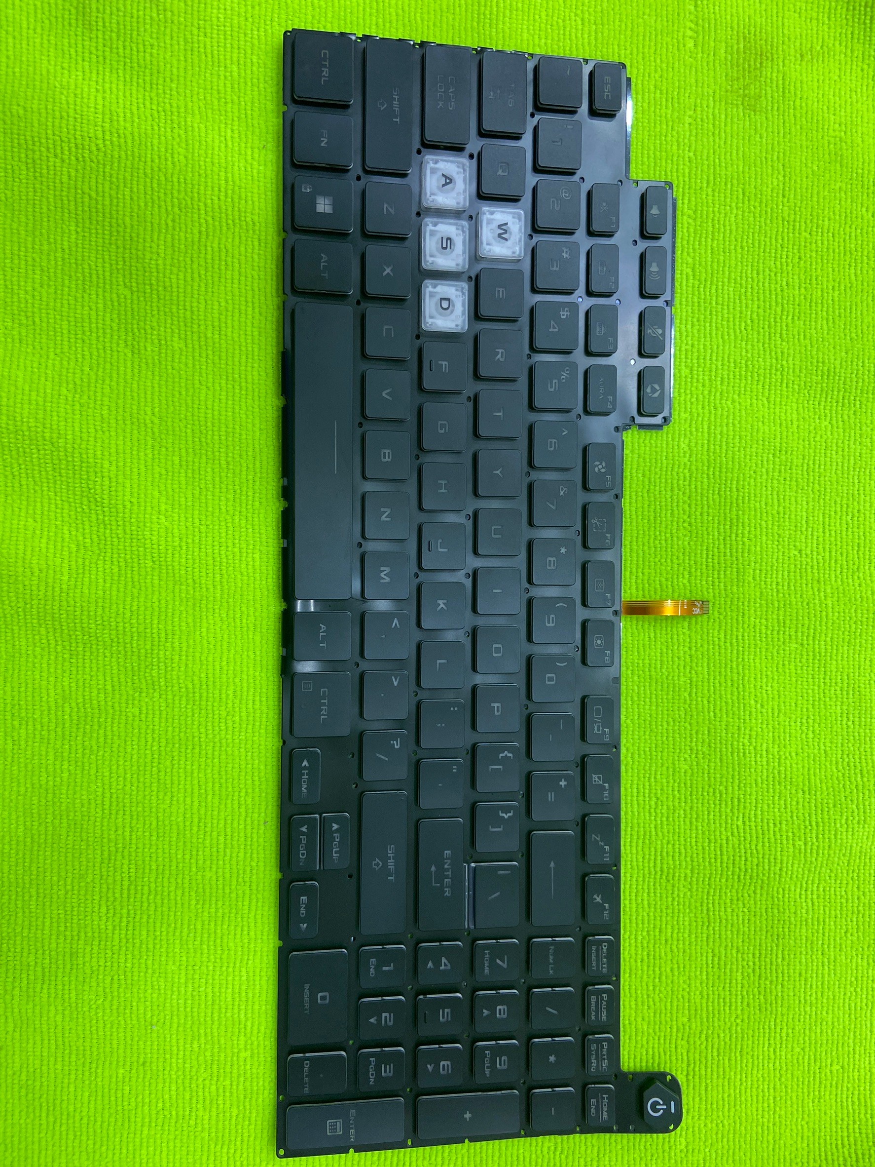 KEYBOARD คีย์บอร์ด ASUS TUF Gaming F15 FX507 FX507Z A15 FA507 FA507R มีไฟ อังกฤษล้วน