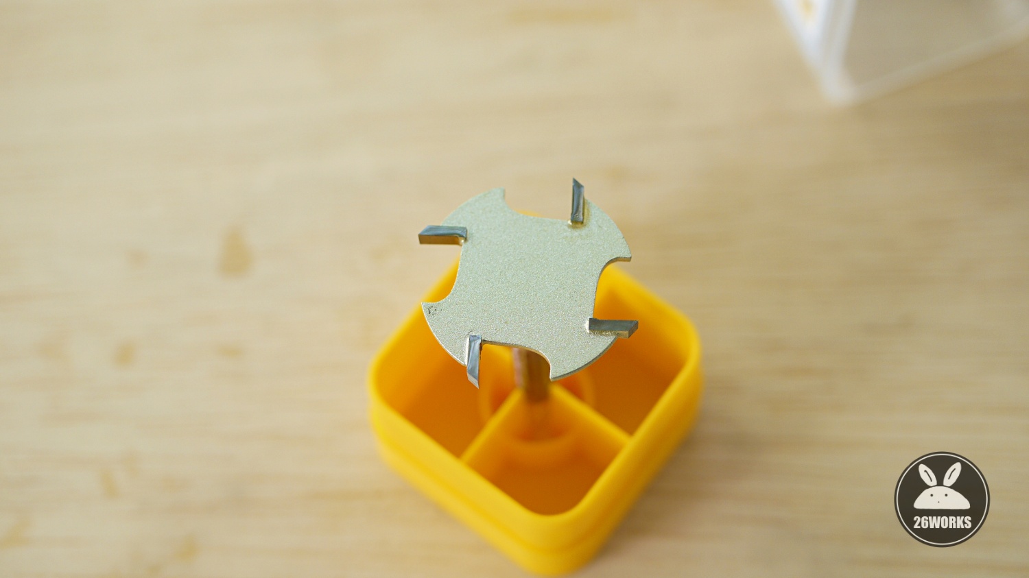 Trimmer bits arden กงจักร หนา 3 mm 4 ฟัน