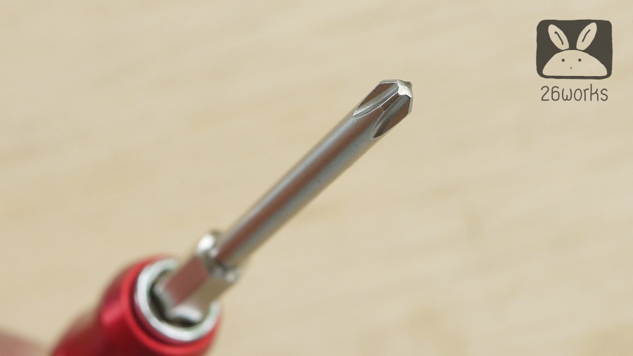 ดอกไขควงหัวแฉก PH2 ยาว 75 mm แกน 4.5 mm