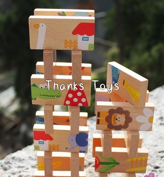 โดมิโนไม้ต่อภาพ Meets Dragon