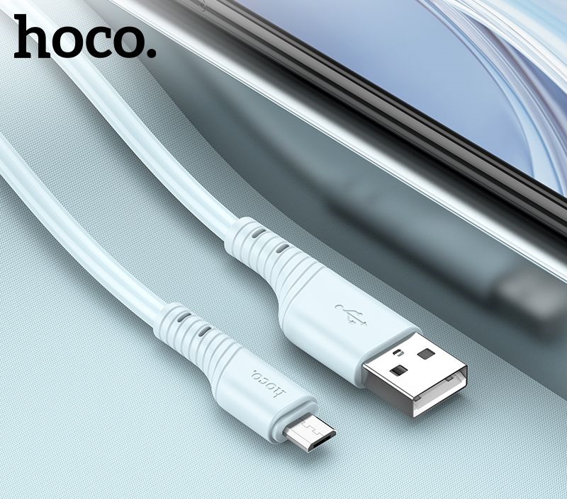 Hoco X97 สายชาร์จเร็ว 2.4A สาย Silicone ทนไฟ ชาร์จเร็ว ยาว 1 เมตร