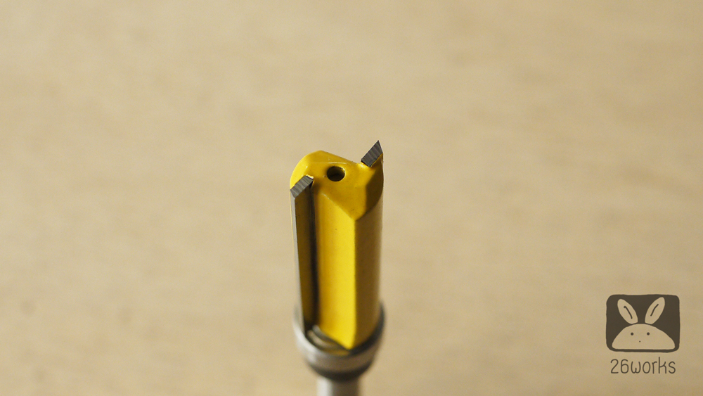 Trimmer bits ลูกปืนบน คมกัด 4 หุน x 38 mm