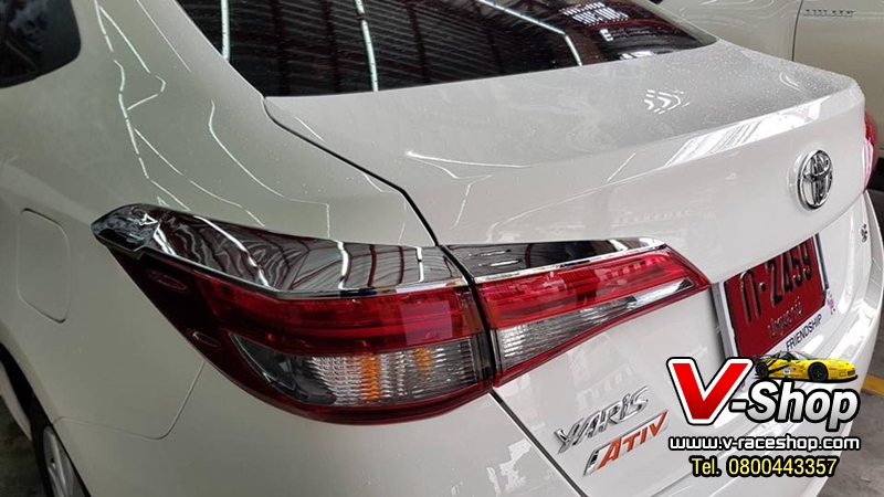 คิ้วไฟท้าย 4ชิ้น New Yaris ATIV
