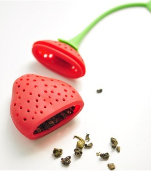 Pre-Order ที่กรองชา ซิลิโคน tea infuser ลายสตอร์เบอรี่