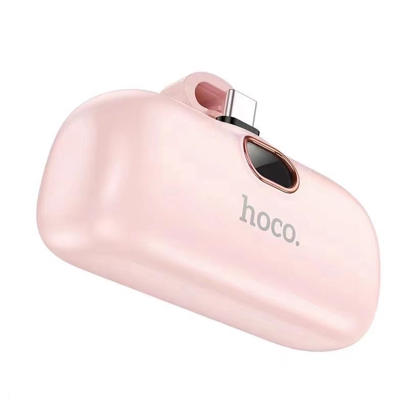 Hoco A5I/A5C Mini Pocket PowerBank 5,000 mAh แบตสำรองขนาดพกพา เเบบเสียบชาร์จ