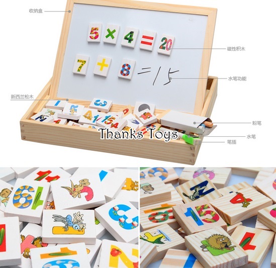 กระดานแม่เหล็กตัวเลขและตัวอักษรภาษาอังกฤษ