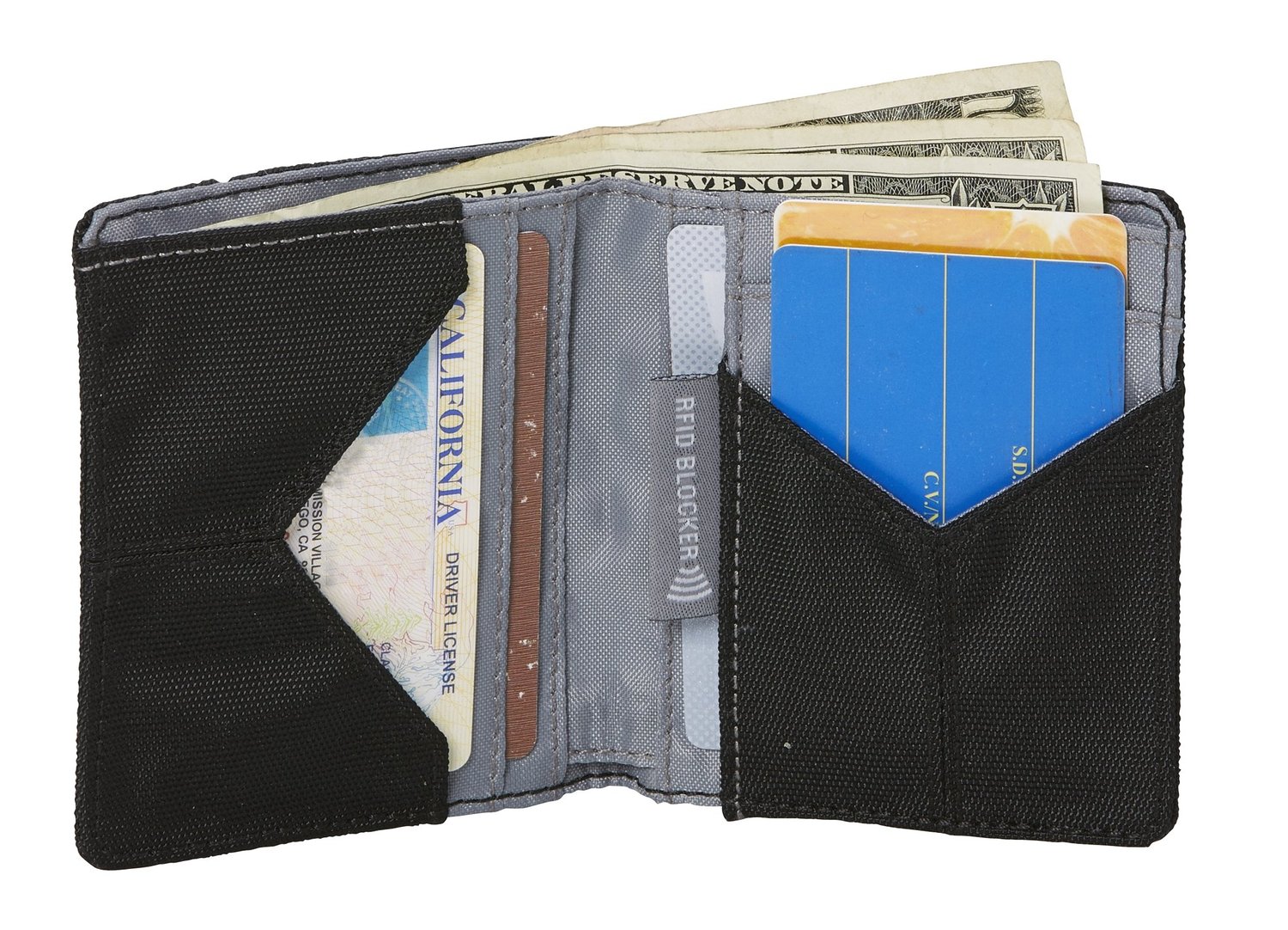 Eagle Creek - กระเป๋า สตางค์ 2 พับ แนวตั้ง ป้องกันการสแกนบัตร Travel Gear RFID Bi-Fold Wallet