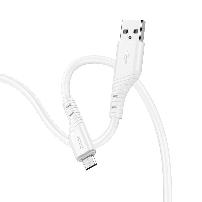Hoco X97 สายชาร์จเร็ว 2.4A สาย Silicone ทนไฟ ชาร์จเร็ว ยาว 1 เมตร
