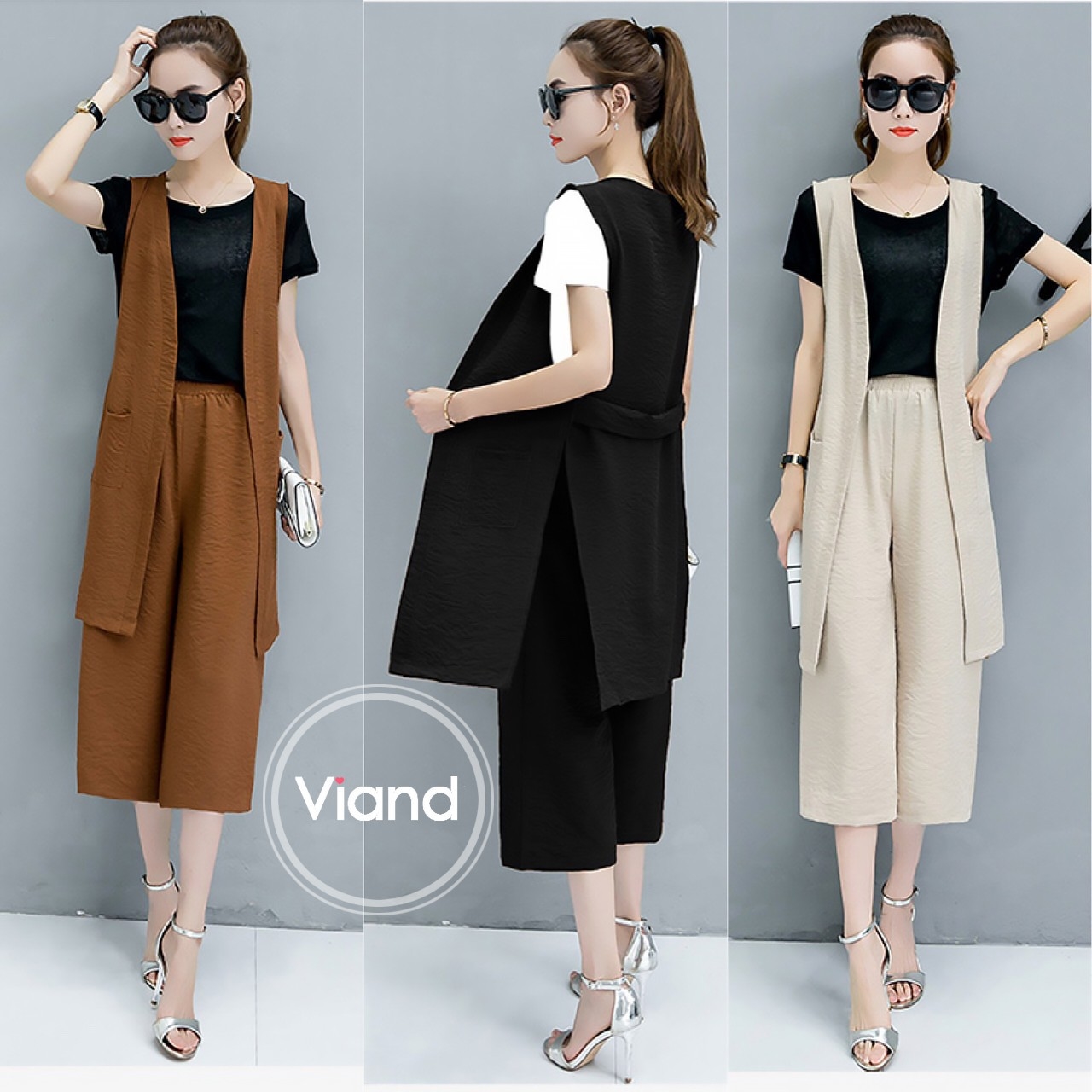 พร้อมส่ง เสื้อ+เบเซอร์+กางเกง
