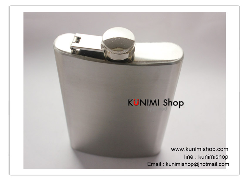 กระป๋องใส่เหล้าและเครื่องดื่ม ขนาด 10 Oz แบบเรียบไม่มีลวดลาย กระป๋อง ขวด ใส่เหล้า ใส่เครื่องดื่ม ทำจาก สแตนเลส Stainless Steel ขนาดเล็ก กะทัดรัด พกพา สะดวก พร้อมกรวยสแตนเลส ขนาดความจุ 10 ออนซ์ (300 ซีซี ) ( กว้าง : 9.5 ซม. , สูง(ถึงฝา) : 16 ซม., หนา : 2.2 ซม. ) 