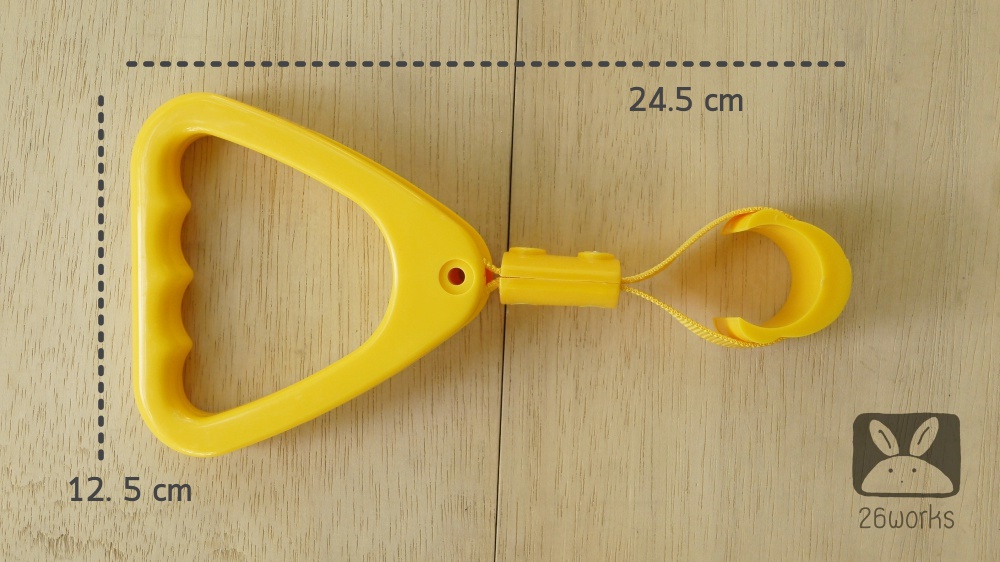 มือโหนรถเมล์ สามเหลี่ยมสีเหลือง ท่อ 34-35 mm