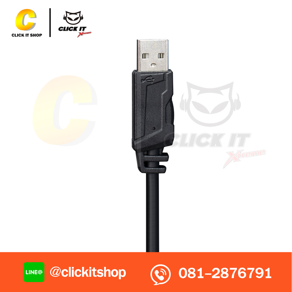 HEADSET+MIC (7.1) EGA TYPE H11 RGB - BLACK