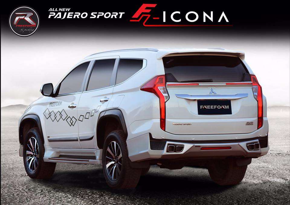 ชุดแต่งNew Pajero Sport รุ่น f-icona 4ชิ้น