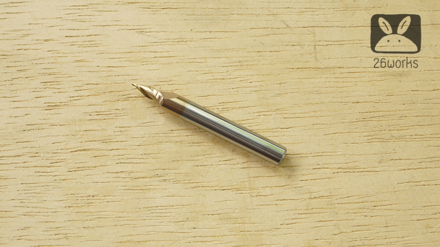 ดอกกัดปลายเกลียว 0.25x50xD6 mm 30°
