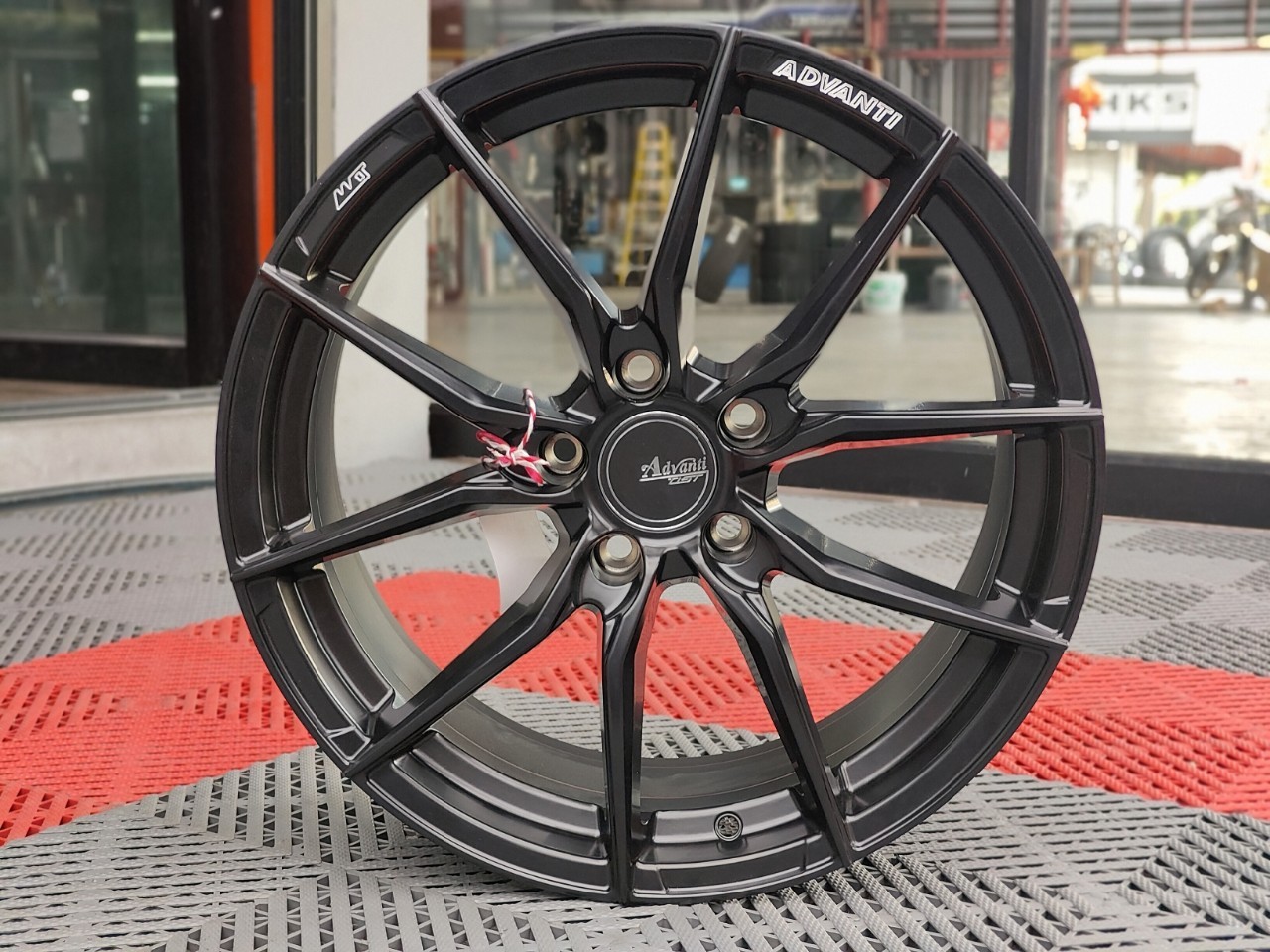 ล้อ Advanti N965M ขอบ18x8.5 5x114.3 ET40 สีดำด้าน *ราคาต่อวง* สำเนา