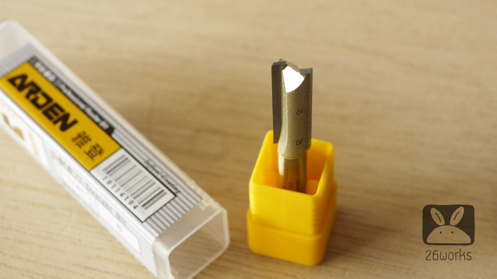 Trimmer bits arden ตรง 8x25 mm MDF