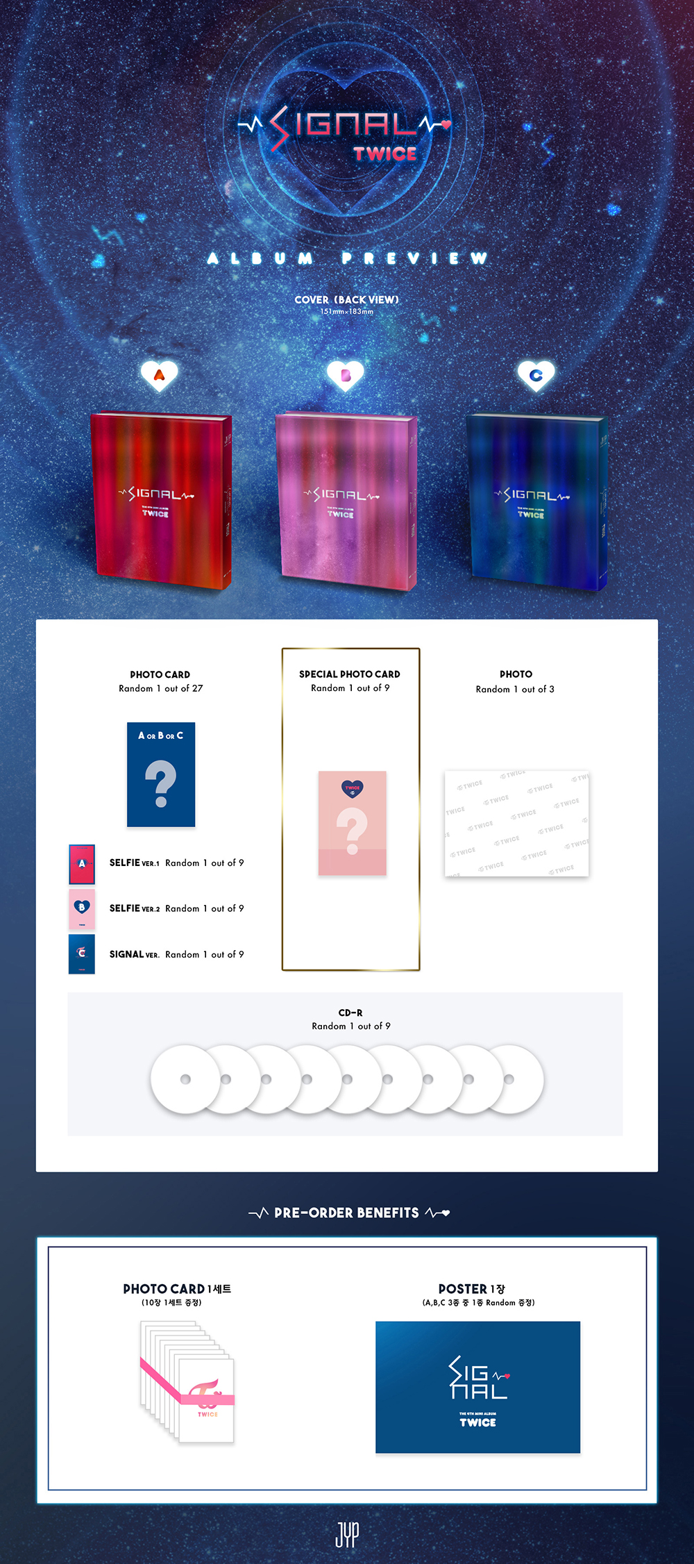 [Pre] TWICE : 4th Mini Album - SIGNAL (Random Ver.)