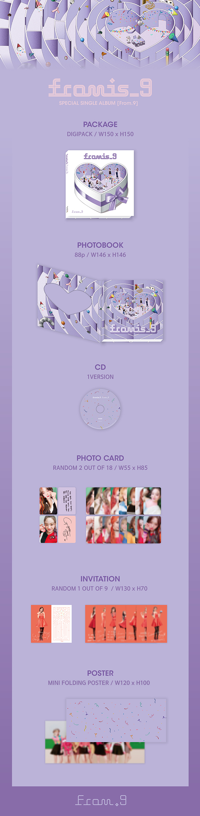 [Pre] fromis_9 : Special Single Album - From.9 (Normal Ver.)