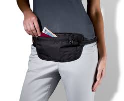 Samsonite Securi-3 RFID Blocking Hidden Belt Wallet กระเป๋าซ่อนตังค์ แบบคาดเอว สีกากี (Khaki)
