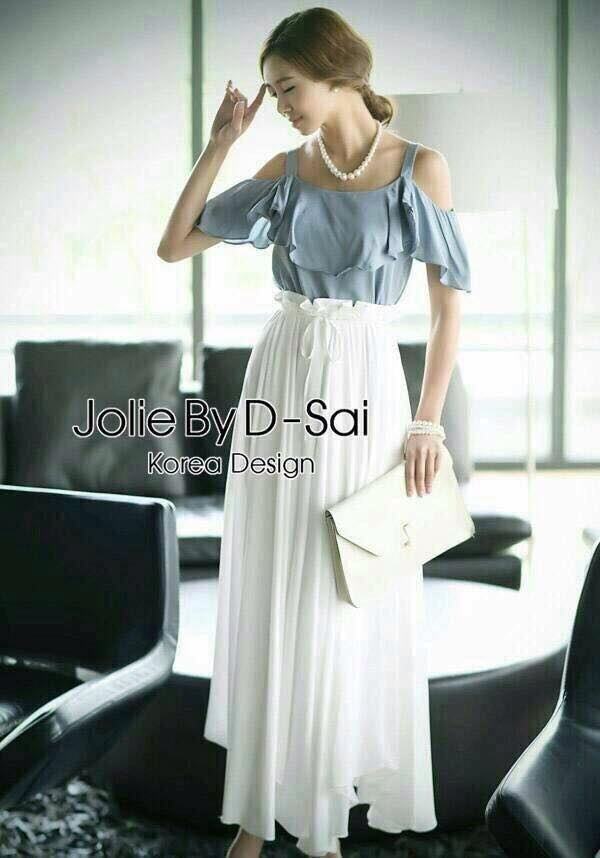 พร้อมส่ง Maxi Dress ชุดแม๊กซี่เดรสยาว