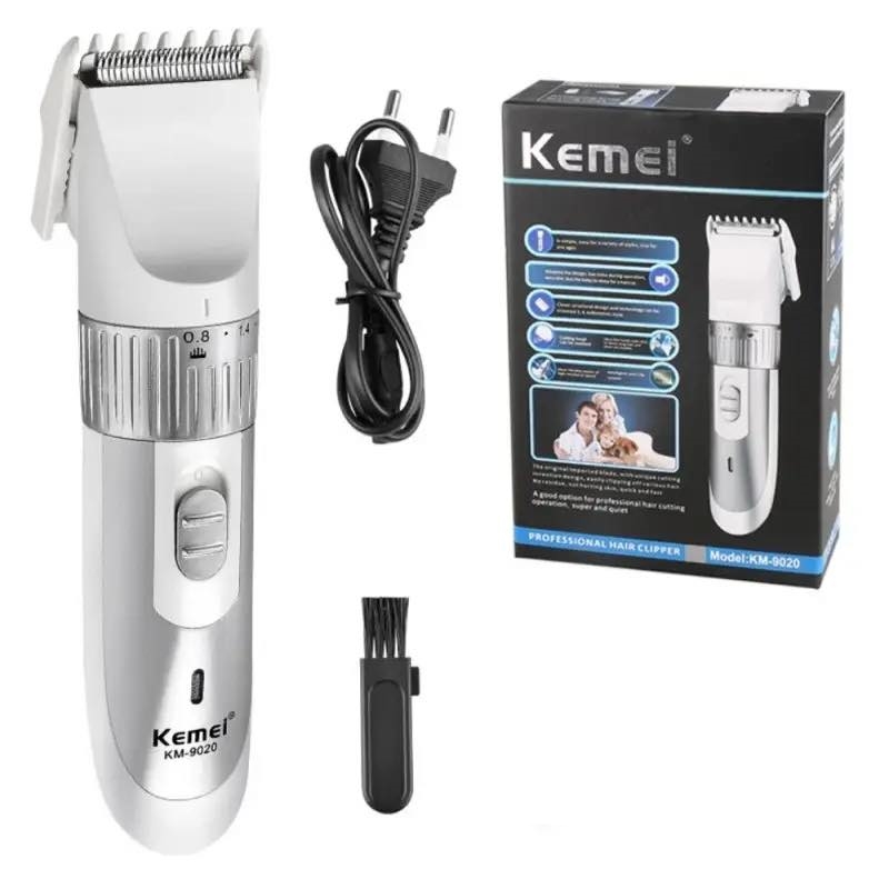Kemei KM-9020 แบตตาเลี่ยน ปัตตาเลี่ยนตัดผม ไร้สาย ใบมีดอัลลอยด์ไททาเนี่ยม กระทัดรัด น้ำหนักเบา