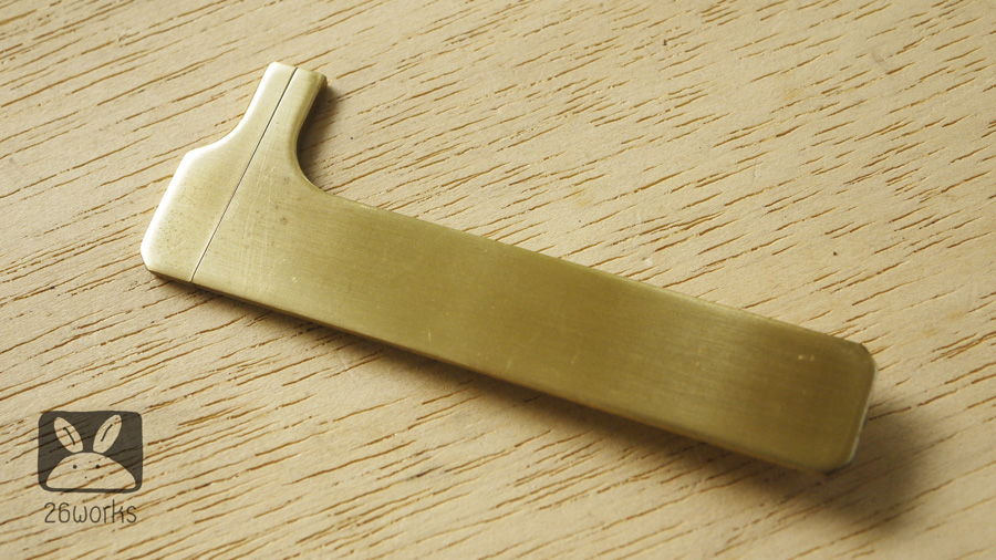 เวอร์เนียทองเหลือง 80 mm สเกลเดียว