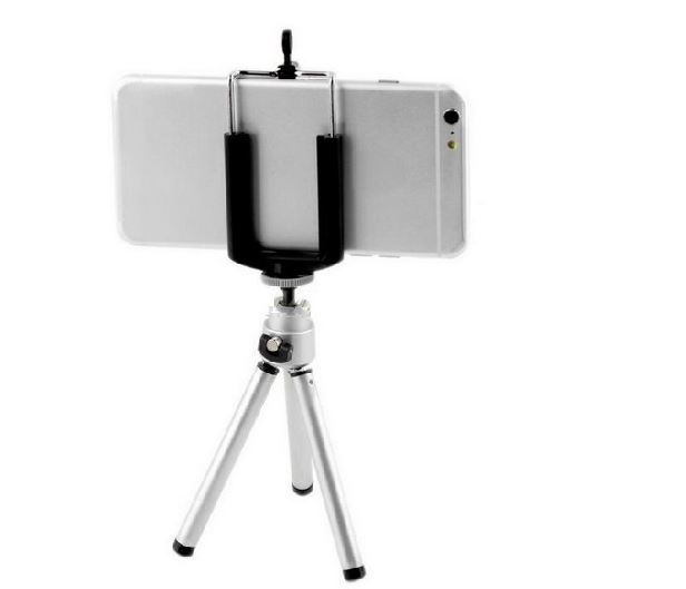 ขาตั้งกล้อง mobile holder สีเงิน