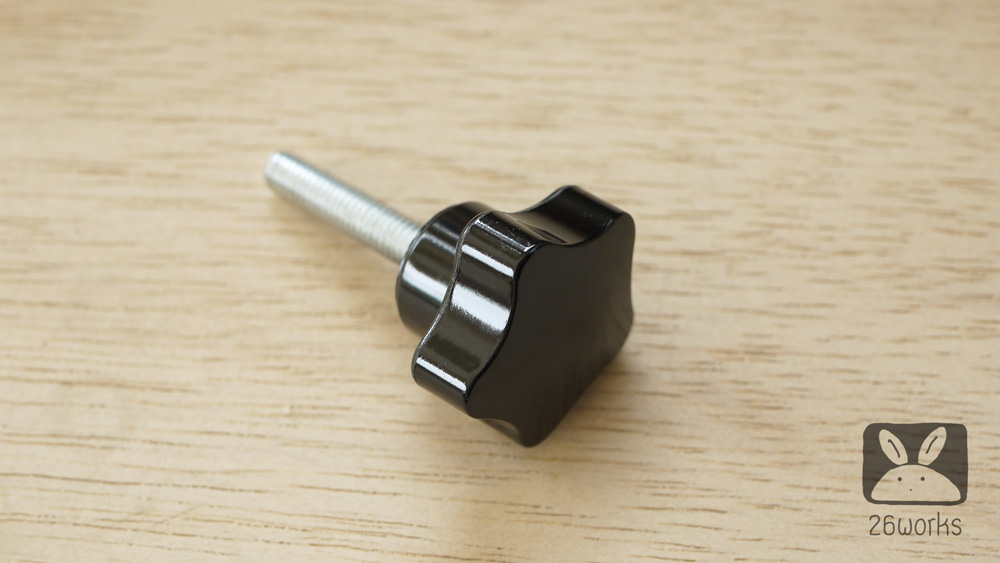 ลูกบิดหัวดาว M6x30 mm