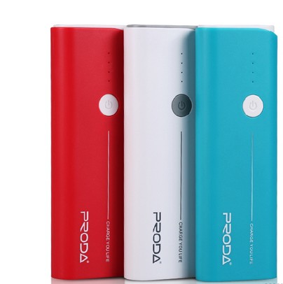 แบตเตอรี่สำรอง รุ่น Power Bank Proda ความจุ 10000 mAh สีแดง ยี่ห้อ Remax