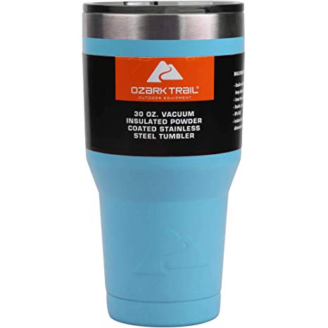 ozark trail แก้วเก็บเย็น ของแท้ 100% คุณภาพเหมือน yeti ขนาด 30 Oz. สีฟ้า