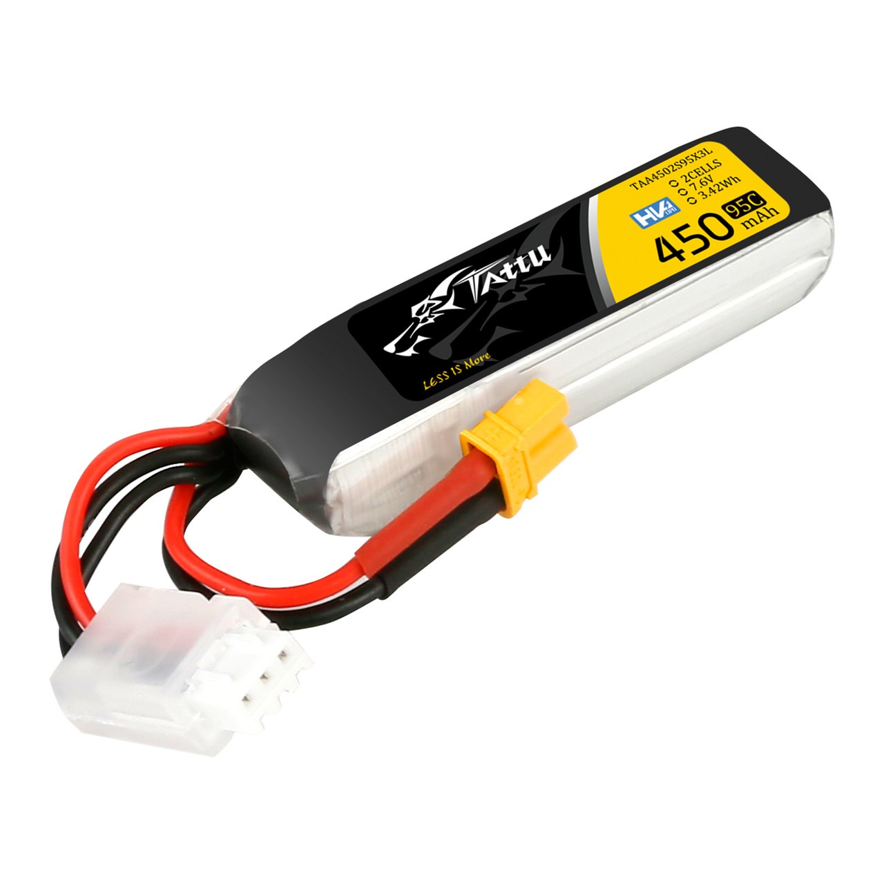 Tattu 7.6V 450mA 95C XT30