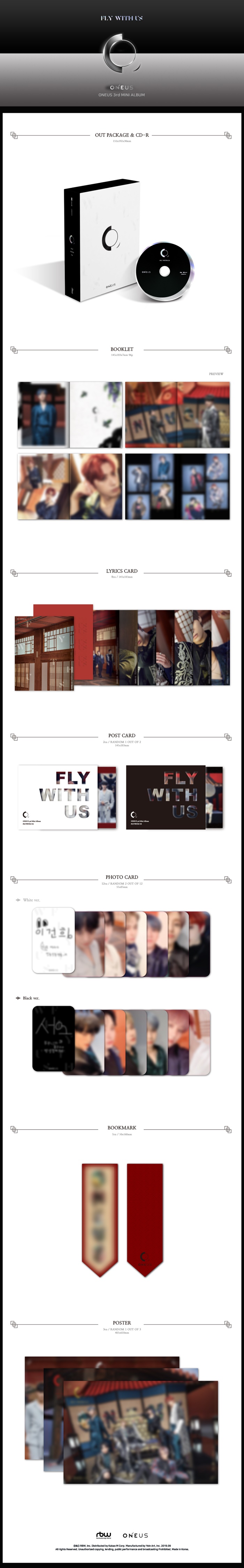 [Pre] ONEUS : 3rd Mini Album - FLY WITH US