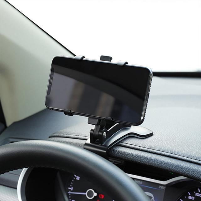 ที่จับโทรศัพท์คอนโซลรถยนต์หมุนได้รอบทิศทาง High end car holder