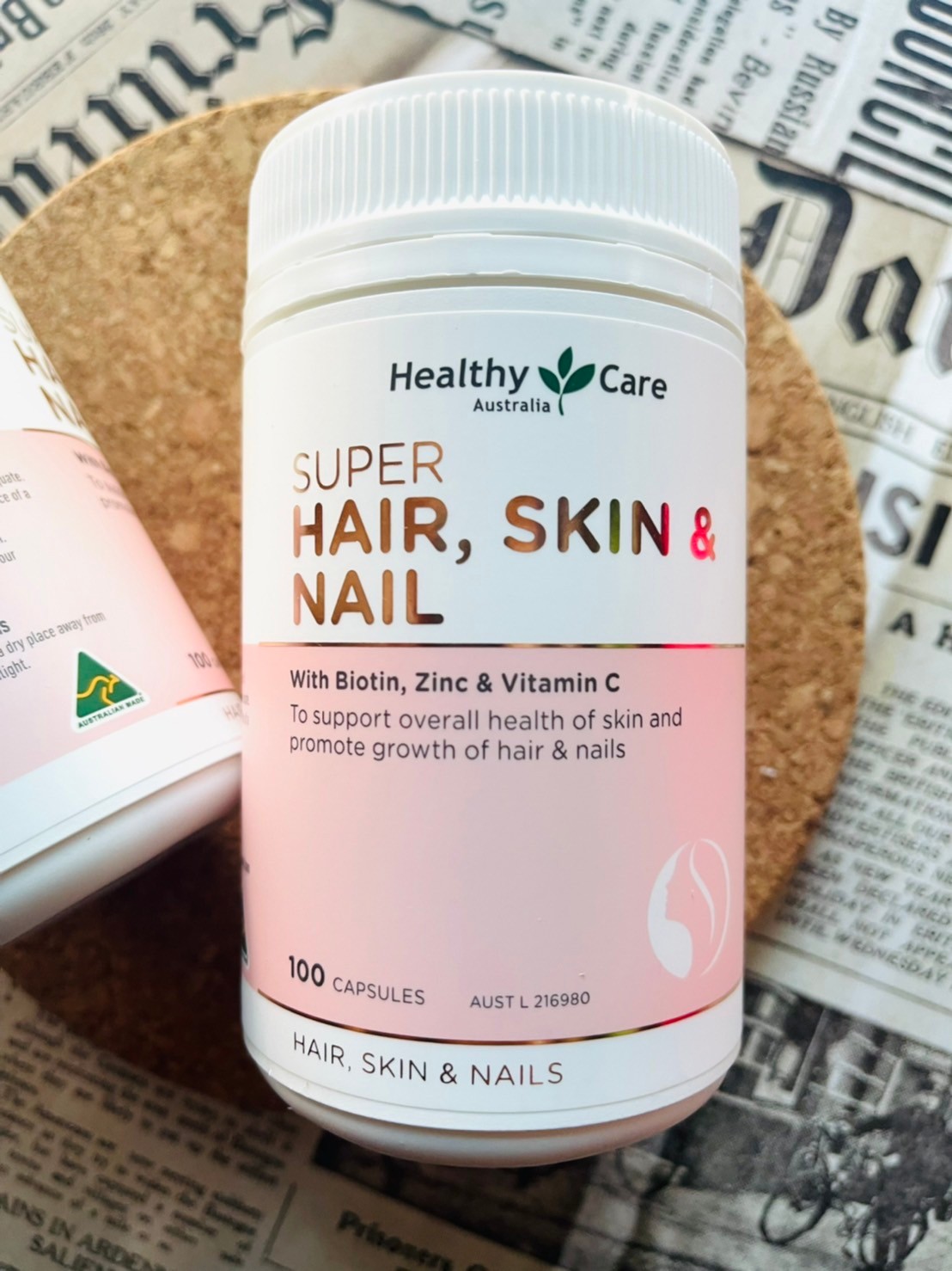วิตามินลดผมร่วง Healthy Care Super Hair Skin & Nails 100แคปซูล