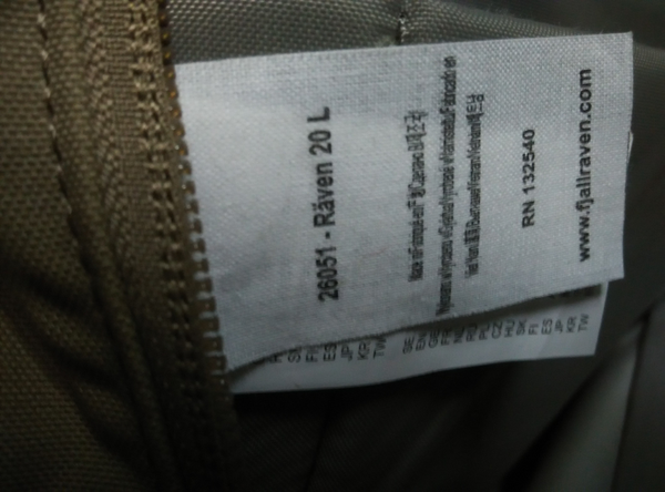 Fjallraven - RAVEN MINI เป้เด็ก ขนาด 7 ลิตร สีน้ำเงินเข้ม (์Navy)