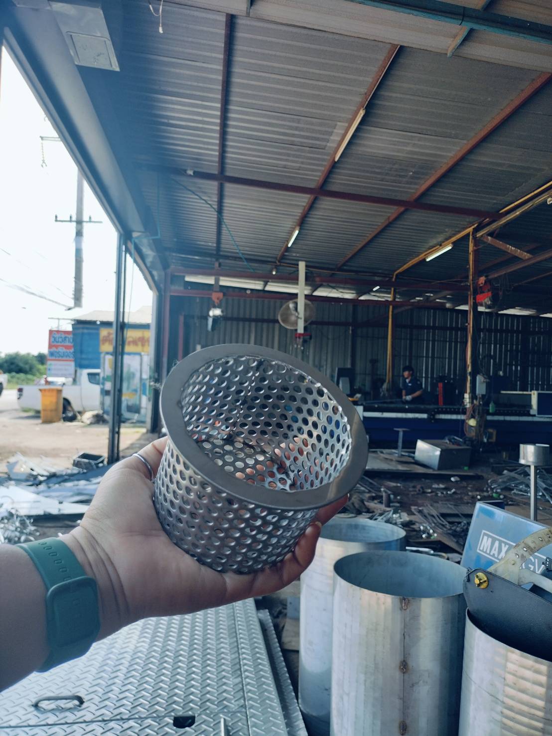 ตะกร้าสแตนเลสรู