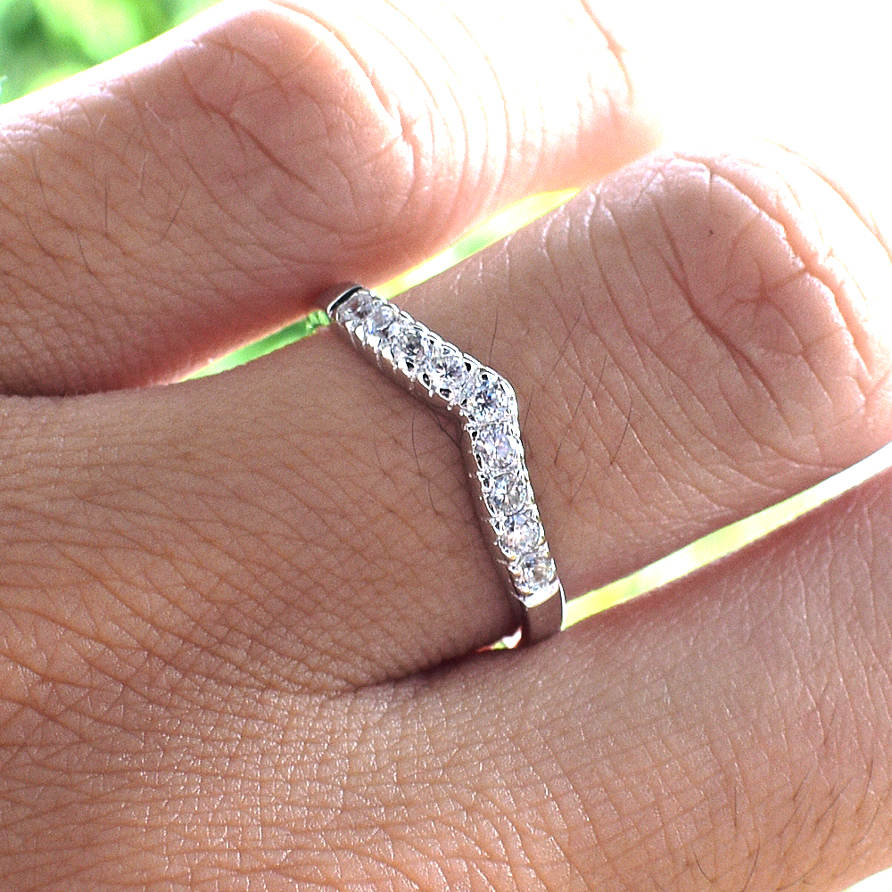 SKJewelryFactory แหวนเงินแท้ 92.5% เพชรCZเกรดพรีเมียม
