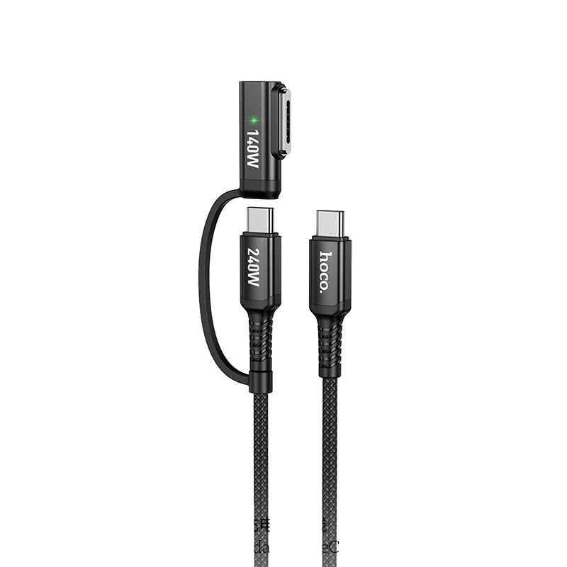 Hoco U142 2in1 magnetic charging data cable C to C/Mag3 สายเคเบิลข้อมูลและชาร์จแบบแม่เหล็ก